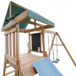 Lifespan Greenvale Play Centre with 1.8m Pastel Blue Slide Lifespan Greenvale Play Centre with 1.8m Pastel Blue Slide