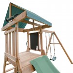 Lifespan Greenvale Play Centre with 1.8m Pastel Green Slide Lifespan Greenvale Play Centre with 1.8m Pastel Green Slide
