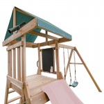 Lifespan Greenvale Play Centre with 1.8m Pastel Pink Slide Lifespan Greenvale Play Centre with 1.8m Pastel Pink Slide