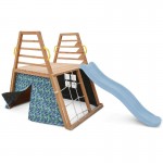 Lifespan Cooper Climbing Frame & 1.8m Pastel Blue Slide Lifespan Cooper Climbing Frame & 1.8m Pastel Blue Slide