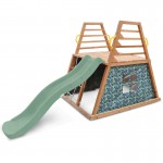 Lifespan Cooper Climbing Frame & 1.8m Pastel Green Slide Lifespan Cooper Climbing Frame & 1.8m Pastel Green Slide