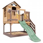 Lifespan Silverton Play Centre with 1.8m Pastel Green Slide