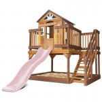 Lifespan Silverton Play Centre with 1.8m Pastel Pink Slide
