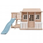 Lifespan Kids Finley Cubby House with 1.8m Pastel Blue Slide Lifespan Kids Finley Cubby House with 1.8m Pastel Blue Slide