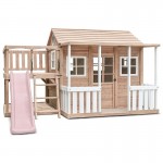 Lifespan Kids Finley Cubby House with 1.8m Pastel Pink Slide Lifespan Kids Finley Cubby House with 1.8m Pastel Pink Slide