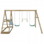 Lifespan Winston 4 Station Swing with 1.8m Pastel Blue Slide Lifespan Winston 4 Station Swing with 1.8m Pastel Blue Slide