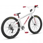SE Bikes Savage Flyer 27.5" Cruiser BMX Bike - White Maiden SE Bikes Savage Flyer 27.5" Cruiser BMX Bike - White Maiden