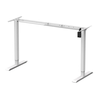 Lifespan ErgoDesk Electric Standing Desk Frame Only (Suits 120cm to 150cm, White)