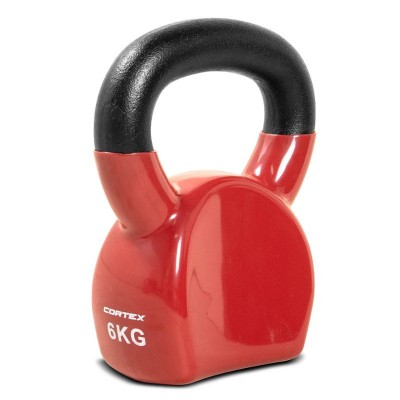 Lifespan Cortex 6kg BodyCurve Vinyl Coated Kettlebell