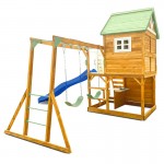 Lifespan Riversdale Play Centre with 2.2m Blue Slide Lifespan Riversdale Play Centre with 2.2m Blue Slide