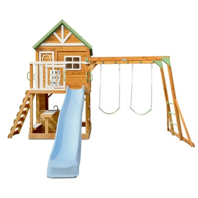 Lifespan Riversdale Play Centre with 2.2m Pastel Blue Slide
