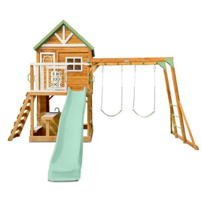Lifespan Riversdale Play Centre with 2.2m Pastel Green Slide