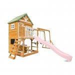 Lifespan Riversdale Play Centre with 2.2m Pastel Pink Slide Lifespan Riversdale Play Centre with 2.2m Pastel Pink Slide