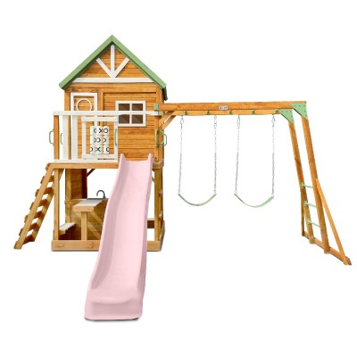 Lifespan Riversdale Play Centre with 2.2m Pastel Pink Slide