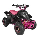 GMX 70cc Ripper-X Junior Kids Quad Bike - Black / Pink