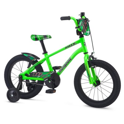Mongoose Mitygoose 16" Kids Boys BMX Bike - Green