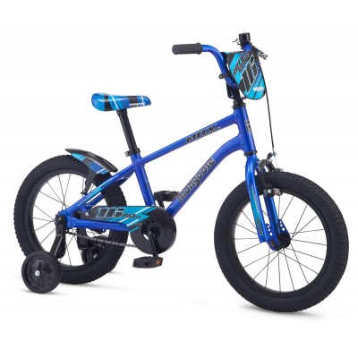 Mongoose Mitygoose 16" Kids Boys BMX Bike - Blue