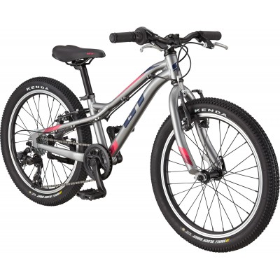 GT Bicycles Stomper Prime 20" Kids MTB Bike - Gloss Mid Silver