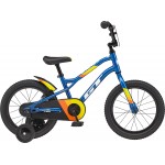 GT Bicycles Grunge 16" Kids Single Speed Bike - Gloss Blue