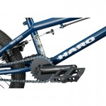 Haro Downtown 16" Freestyle Kids BMX Bike - Trans Midnight Blue