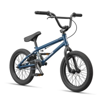 Haro Downtown 16" Freestyle Kids BMX Bike - Trans Midnight Blue