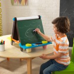 Kidkraft Kids Tabletop Easel - Espresso with Brights