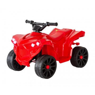 Lenoxx Rechargeable Ride On Quad Bike with Safe Braking System - Red