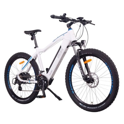NMC M3 Electric Mountain Bike 250W 48V 12Ah E-MTB 26" - White