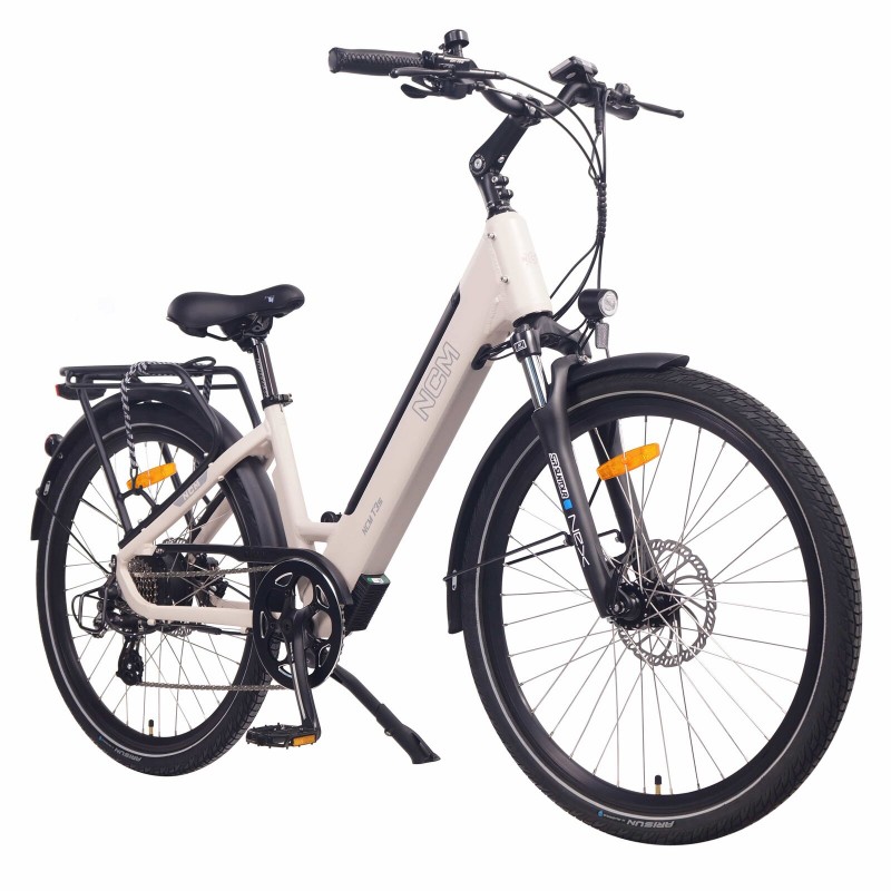 NCM T3S Step-Thru Trekking E-Bike 250W 48V 12Ah City Electric Bike 26" - Sand NCM T3S Step-Thru Trekking E-Bike 250W 48V 12Ah City Electric Bike 26" - Sand