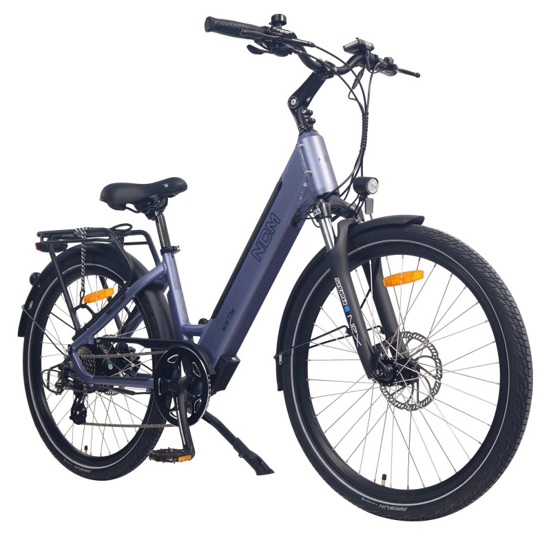 NCM T3S Step-Thru Trekking E-Bike 250W 48V 12Ah City Electric Bike 26" - Blue NCM T3S Step-Thru Trekking E-Bike 250W 48V 12Ah City Electric Bike 26" - Blue