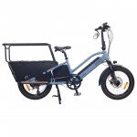 NCM CG7 Step-Thru Cargo E-Bike 250W 48V 19Ah Electric Bike 20" - Blue NCM CG7 Step-Thru Cargo E-Bike 250W 48V 19Ah Electric Bike 20" - Blue