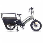 NCM CG7 Step-Thru Cargo E-Bike 250W 48V 19Ah Electric Bike 20" - Sage Green NCM CG7 Step-Thru Cargo E-Bike 250W 48V 19Ah Electric Bike 20" - Sage Green