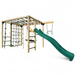Lifespan Orangutan Climbing Cube Jungle Gym All-in-One Play Centre (Green Slide)