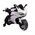 Little Riders Ducati Motorbike 12V Replica Electric Kids Ride On - White
