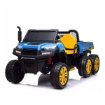 Little Riders 24V Farm Truck with Tipping Bed - Blue