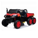Little Riders 24V Farm Truck with Tipping Bed - Red