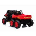 Little Riders 24V Farm Truck with Tipping Bed - Red