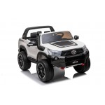 Little Riders Toyota Hilux Rugged UTE 4x4 4WD Licensed Electric Kids Ride On - White
