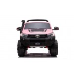 Little Riders Toyota Hilux Rugged UTE 4x4 4WD Licensed Electric Kids Ride On - Pink