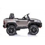 Little Riders Toyota Hilux Rugged UTE 4x4 4WD Licensed Electric Kids Ride On - Grey