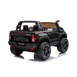 Little Riders Toyota Hilux Rugged UTE 4x4 4WD Licensed Electric Kids Ride On - Black