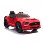 Little Riders Licensed Mustang 12V Kids Electric Ride On Car - Red