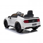 Little Riders Licensed Mustang 12V Kids Electric Ride On Car - White