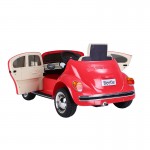 Little Riders Volkswagen VW Beetle 12V Licensed Kids Ride On Car with Remote - Red