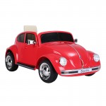 Little Riders Volkswagen VW Beetle 12V Licensed Kids Ride On Car with Remote - Red