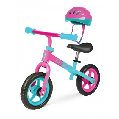 Zycom Kids My 1st Balance Bike with certified helmet - Pink/Teal