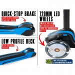 Madd Gear Zinger 3 Wheeled Scooter - Blue Madd Gear Zinger 3 Wheeled Scooter - Blue