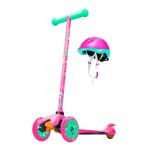 Madd Gear Zipper Z1 Scooter & Helmet Combo - Pink Flower Madd Gear Zipper Z1 Scooter & Helmet Combo - Pink Flower