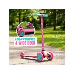 Madd Gear Zipper Z1 Scooter & Helmet Combo - Pink Flower Madd Gear Zipper Z1 Scooter & Helmet Combo - Pink Flower