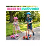 Madd Gear Zipper Z1 Scooter & Helmet Combo - Pink Flower Madd Gear Zipper Z1 Scooter & Helmet Combo - Pink Flower